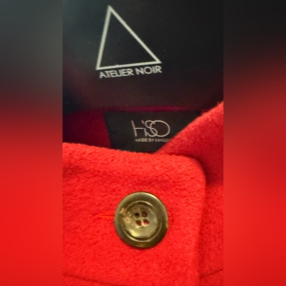 HiSO Red Wool Jacket - Picture 8 of 8